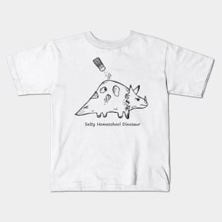 Salty Homeschool Dinosaur Kids T-Shirt